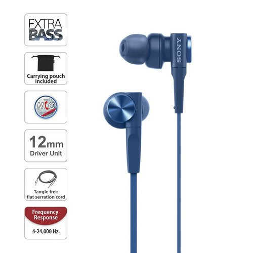 Sony MDR-XB55AP Wired Extra Bass in-Ear Headphone