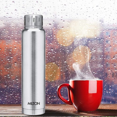 Milton Thermosteel Elfin 750 ml Bottle, Steelplain