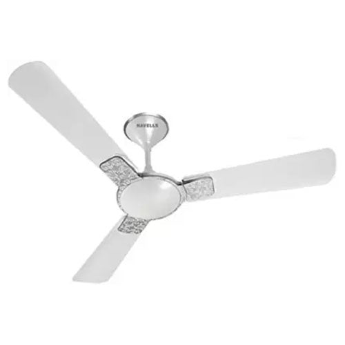 HAVELLS Enticer Art 1200 mm 3 பிளேட் சீலிங் ஃபேன் (முத்து வெள்ளை குரோம்) - HVLSCF-ENTART-PWC-48