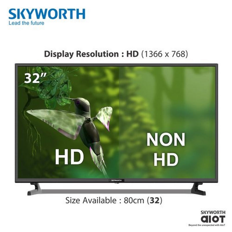 ஸ்கைவொர்த் 32 இன்ச் LED (SKYWORTH-32W5, கருப்பு)