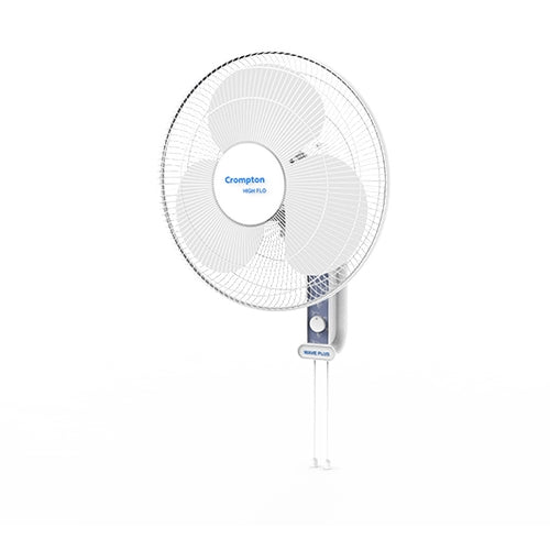 Crompton Hi Flo Wave Plus 400mm Wall Mounted Fan (White) - James & Co