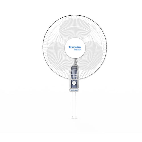 Crompton Hi Flo Wave Plus 400mm Wall Mounted Fan (White) - James & Co